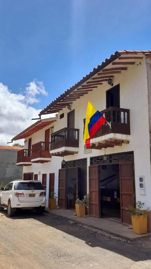 Casona Chara Hotel Barichara Exterior photo